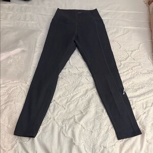 High-Rise Grey Performance Leggings